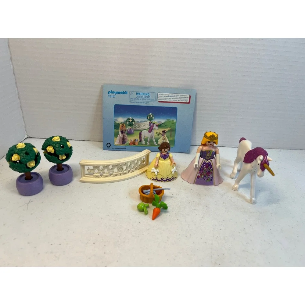 Playmobil 70107 Princess Unicorn Garden Playset with Figures and Accessories